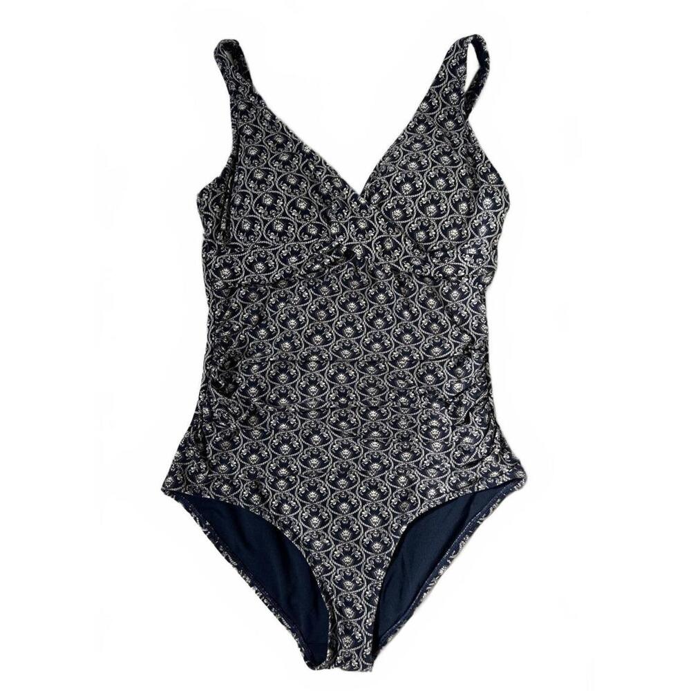 Elegant Black and White Women's Swimsuit
